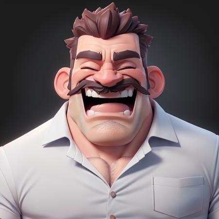 48058-2784728857-masterpiece, best quality,a middle age man with a mustache and a white shirt is laughing , eye closed, black background_.png